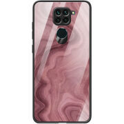 Защитный чехол BoxFace Glossy Panel Xiaomi Redmi Note 9 DarkRed Marble