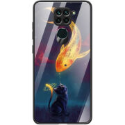 Защитный чехол BoxFace Glossy Panel Xiaomi Redmi Note 9 Kitten And Fish