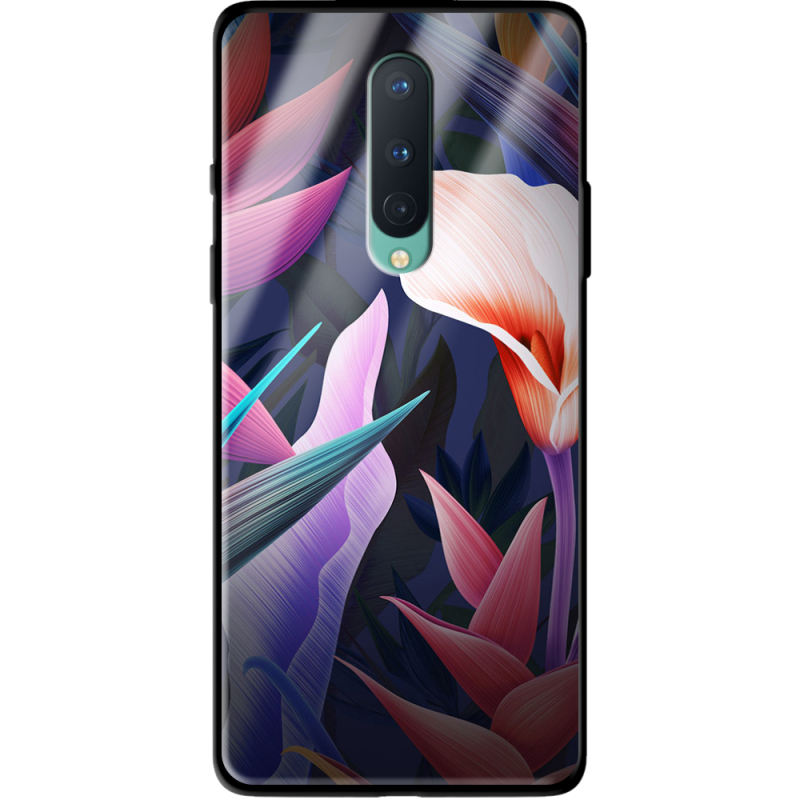 Защитный чехол BoxFace Glossy Panel OnePlus 8 Calla Flower