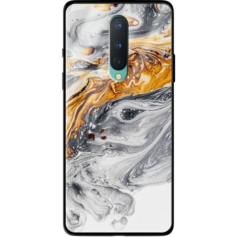 Защитный чехол BoxFace Glossy Panel OnePlus 8 Gold With Silver