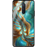 Защитный чехол BoxFace Glossy Panel OnePlus 8 Blue Abstraction