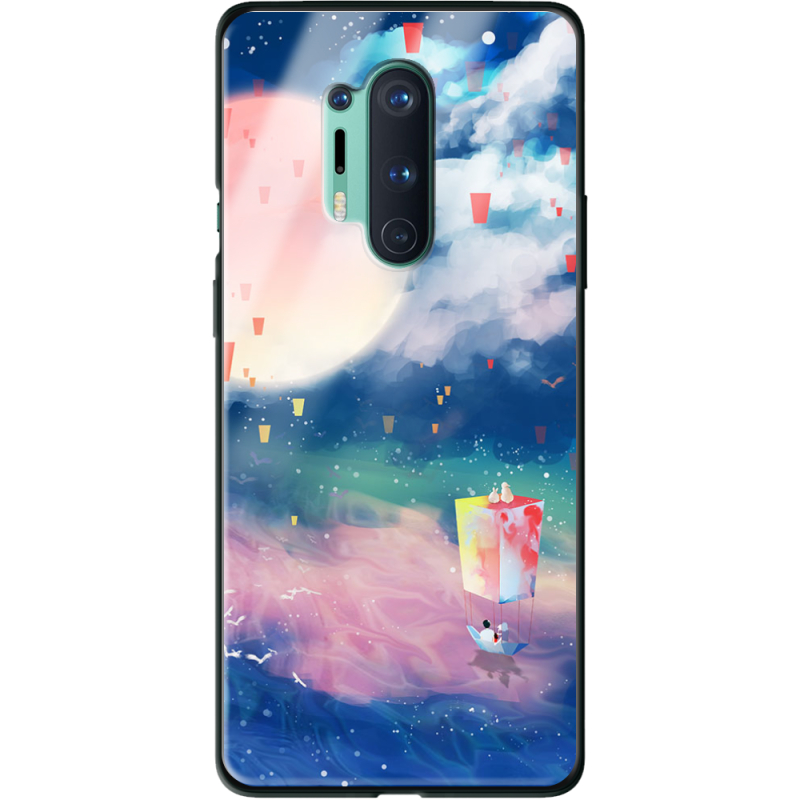 Защитный чехол BoxFace Glossy Panel OnePlus 8 Pro Dreamy Clouds