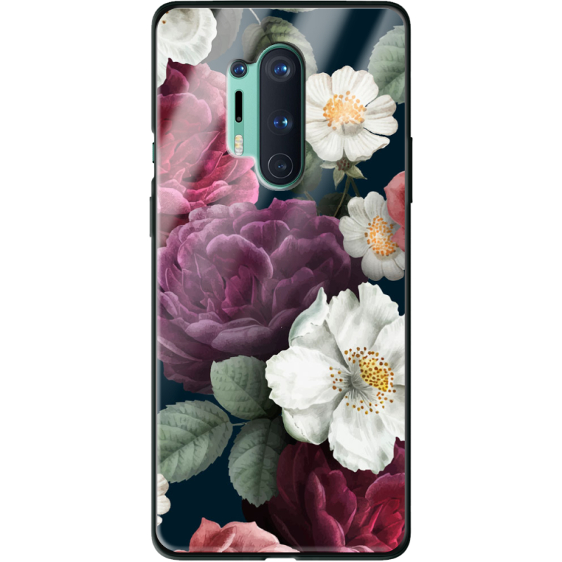 Защитный чехол BoxFace Glossy Panel OnePlus 8 Pro Peonies