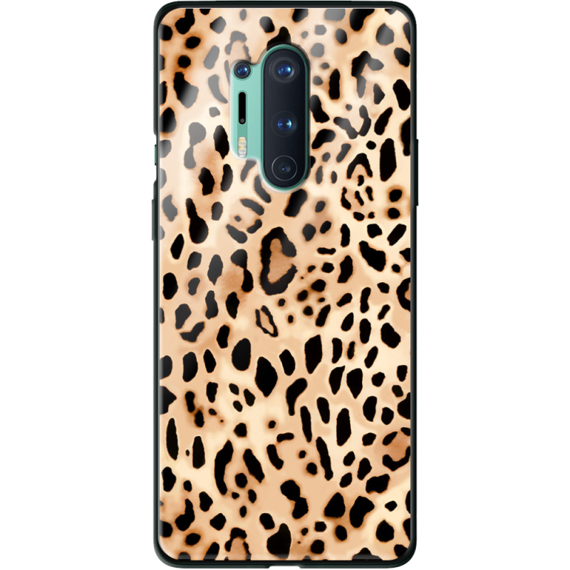 Защитный чехол BoxFace Glossy Panel OnePlus 8 Pro Leopard Print