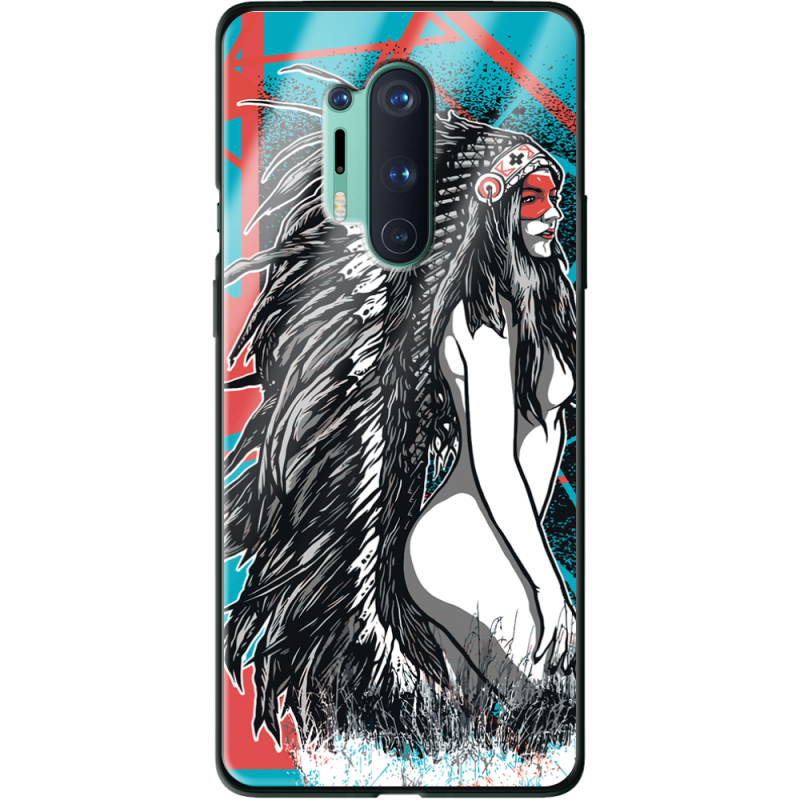 Защитный чехол BoxFace Glossy Panel OnePlus 8 Pro Indian Girl