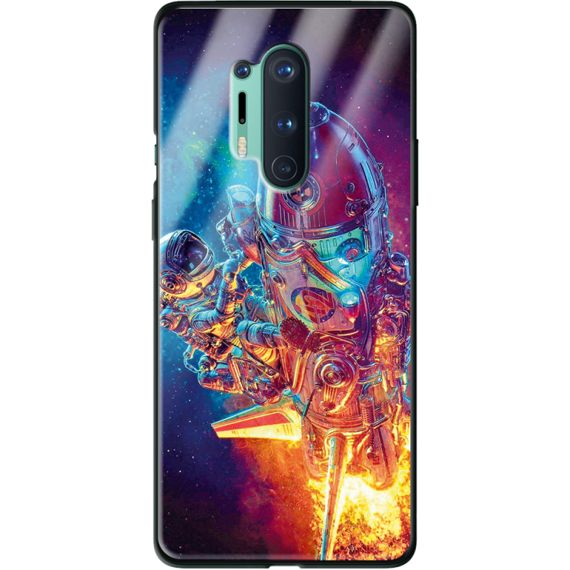 Защитный чехол BoxFace Glossy Panel OnePlus 8 Pro Astronaut in Space