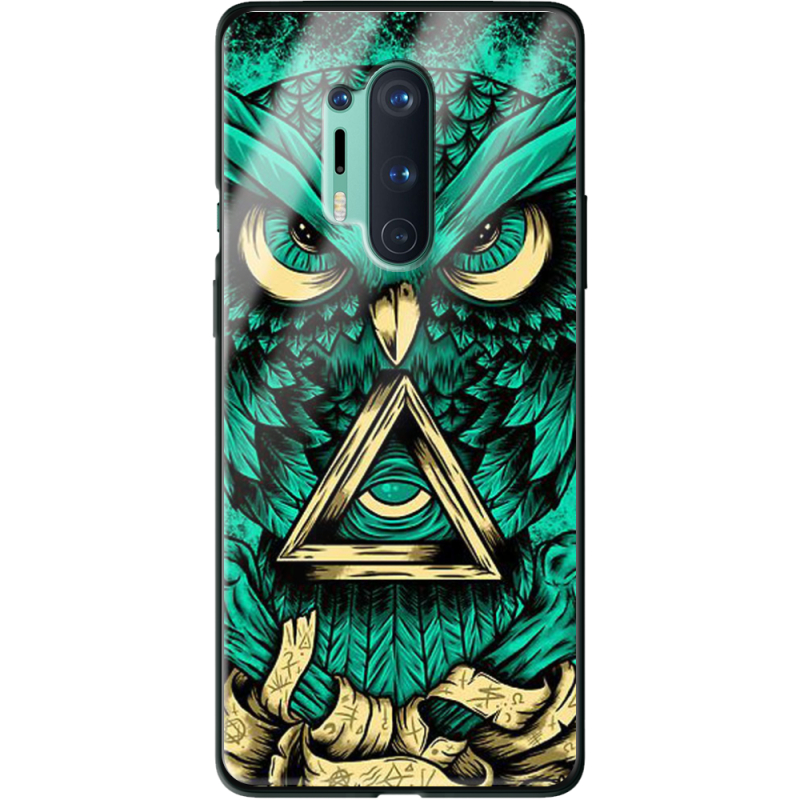 Защитный чехол BoxFace Glossy Panel OnePlus 8 Pro Masonic Owl