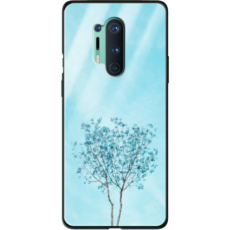 Защитный чехол BoxFace Glossy Panel OnePlus 8 Pro Blue Tree