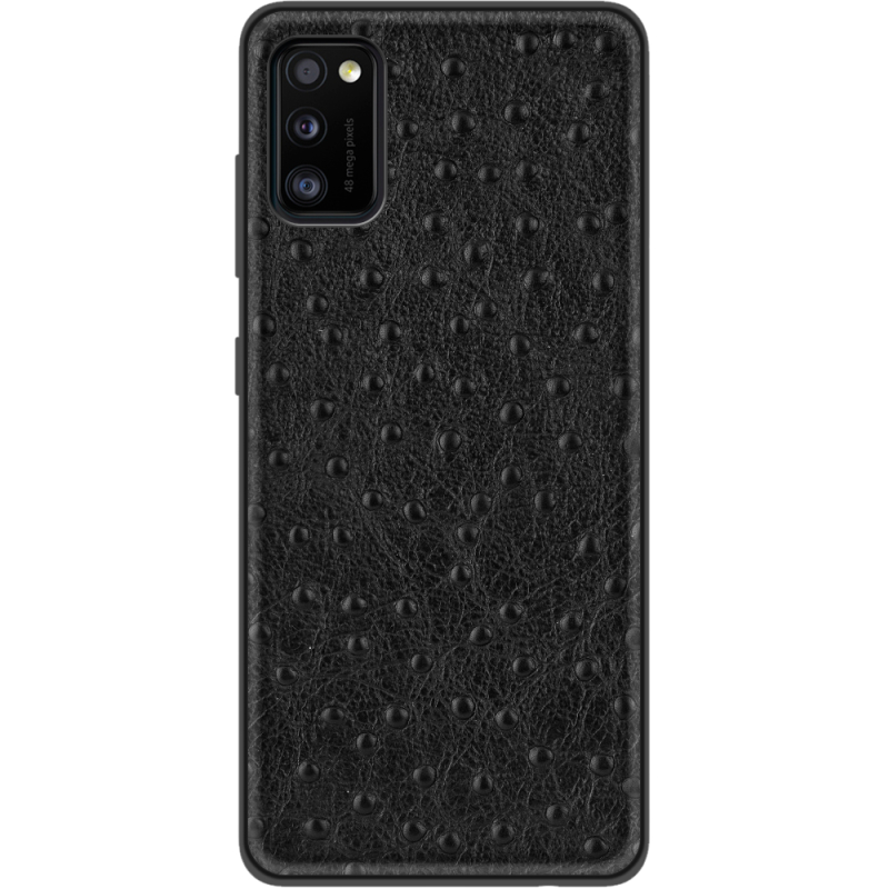 Кожаный чехол Boxface Samsung Galaxy A41 (A415) Strauss Black