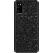 Кожаный чехол Boxface Samsung Galaxy A41 (A415) Strauss Black