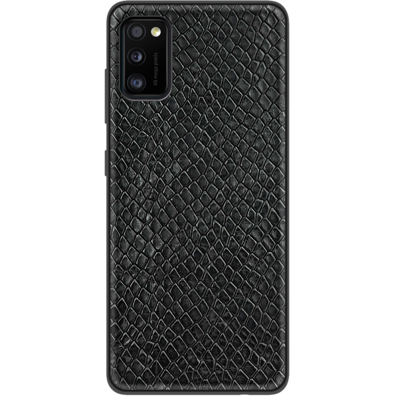 Кожаный чехол Boxface Samsung Galaxy A41 (A415) Snake Black