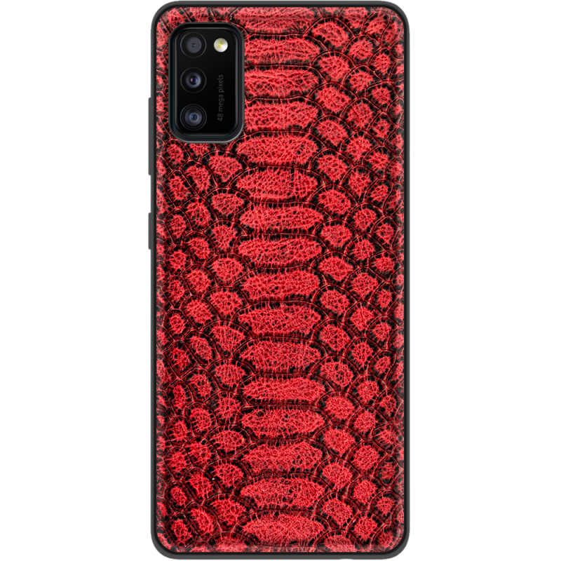 Кожаный чехол Boxface Samsung Galaxy A41 (A415) Reptile Red