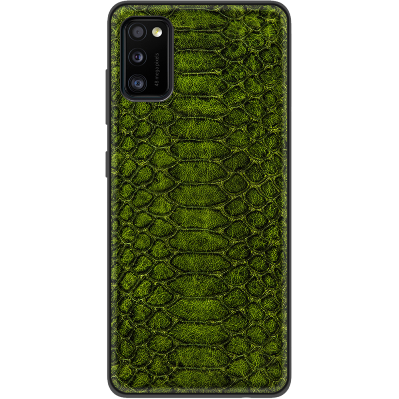 Кожаный чехол Boxface Samsung Galaxy A41 (A415) Reptile Forest Green