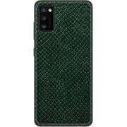 Кожаный чехол Boxface Samsung Galaxy A41 (A415) Snake Emerald