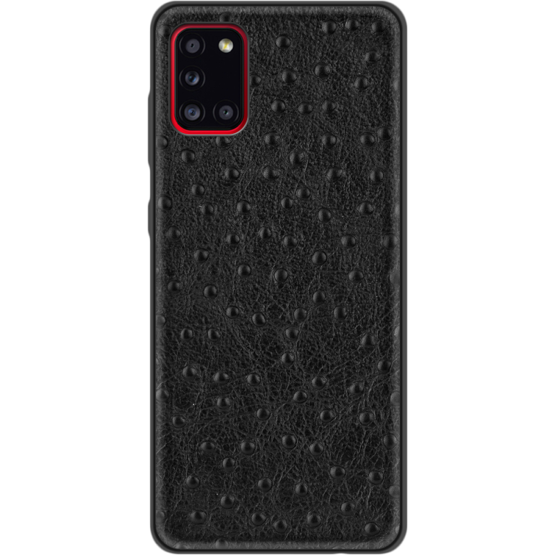 Кожаный чехол Boxface Samsung Galaxy A31 (A315) Strauss Black