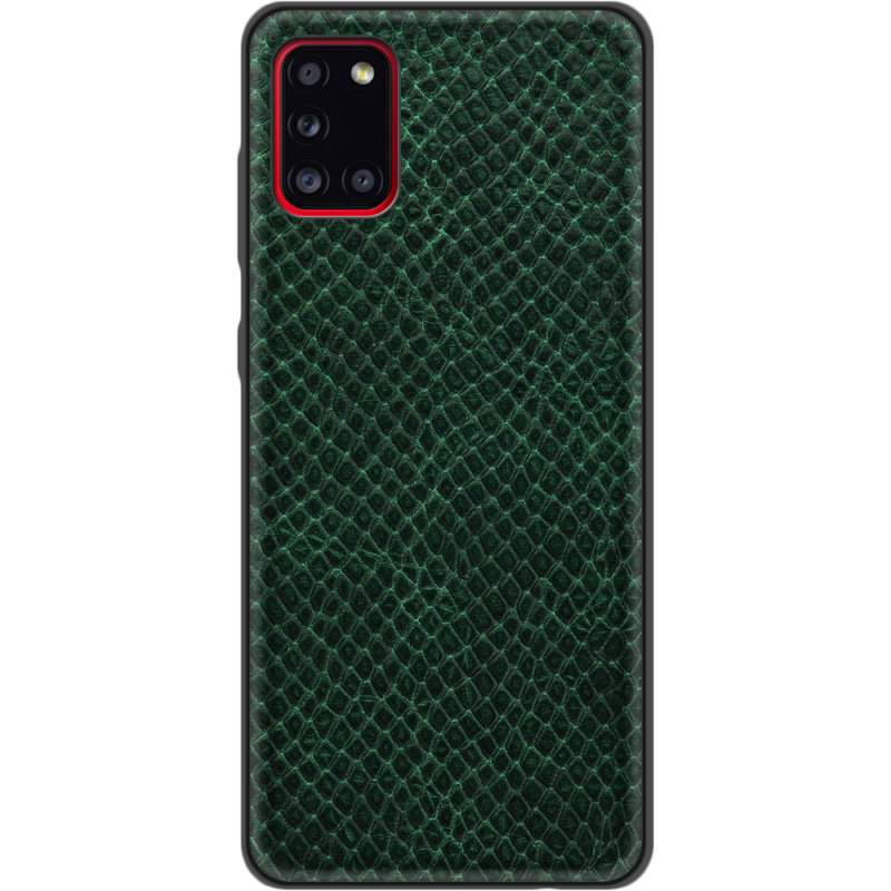Кожаный чехол Boxface Samsung Galaxy A31 (A315) Snake Emerald