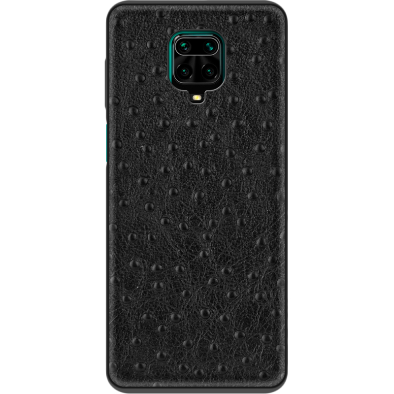 Кожаный чехол Boxface Xiaomi Redmi Note 9S Strauss Black