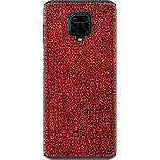 Кожаный чехол Boxface Xiaomi Redmi Note 9S Snake Red