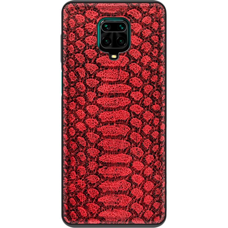 Кожаный чехол Boxface Xiaomi Redmi Note 9S Reptile Red