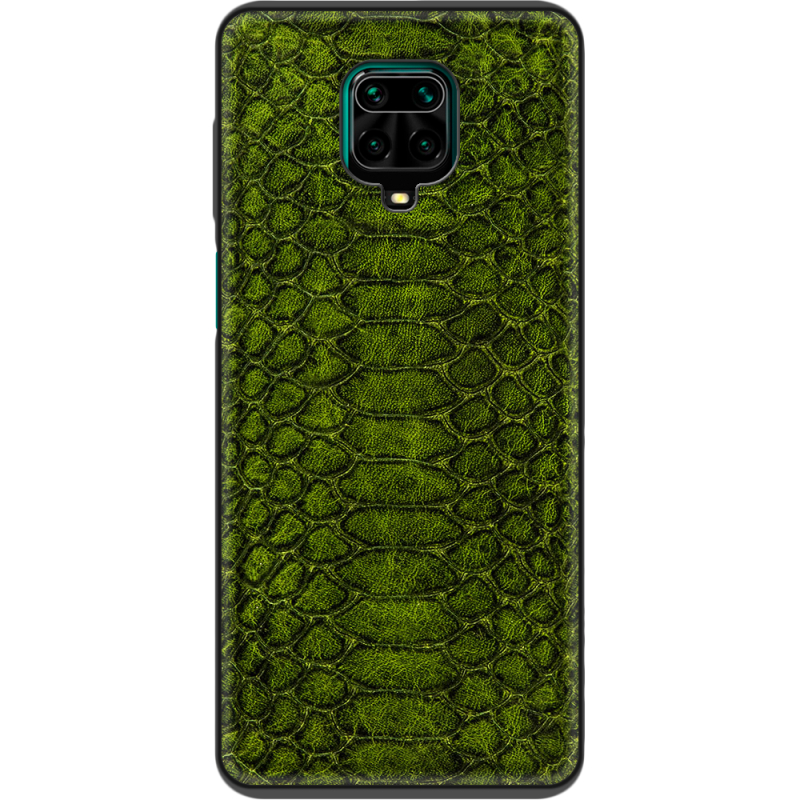 Кожаный чехол Boxface Xiaomi Redmi Note 9S Reptile Forest Green
