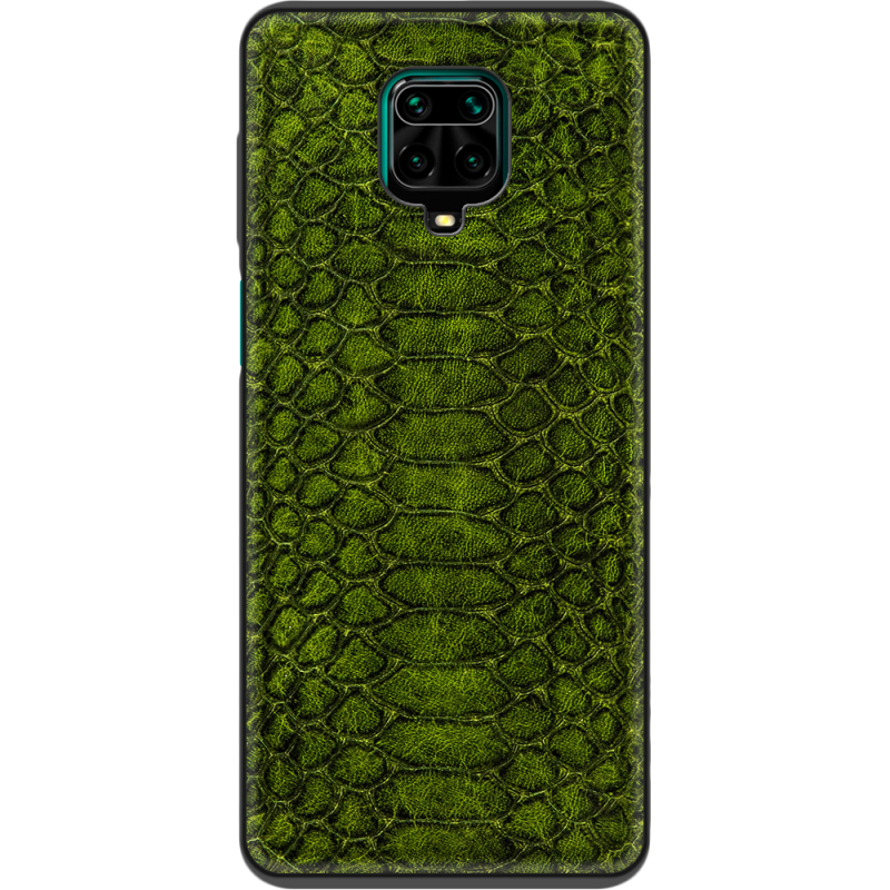 Кожаный чехол Boxface Xiaomi Redmi Note 9 Pro / 9 Pro Max Reptile Forest Green