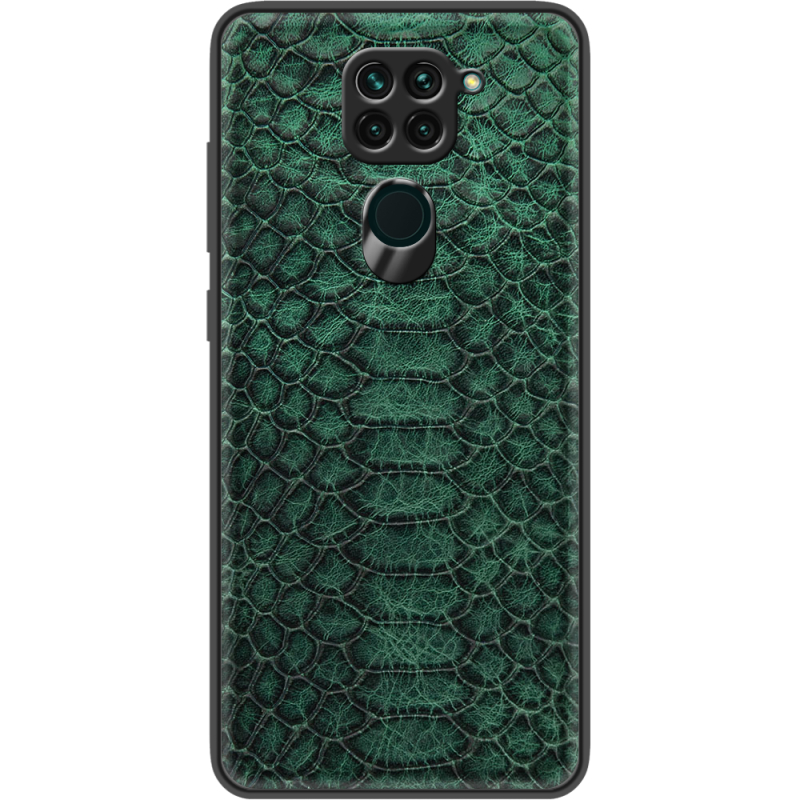 Кожаный чехол Boxface Xiaomi Redmi Note 9 Reptile Emerald