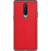 Кожаный чехол Boxface OnePlus 8 Flotar Red
