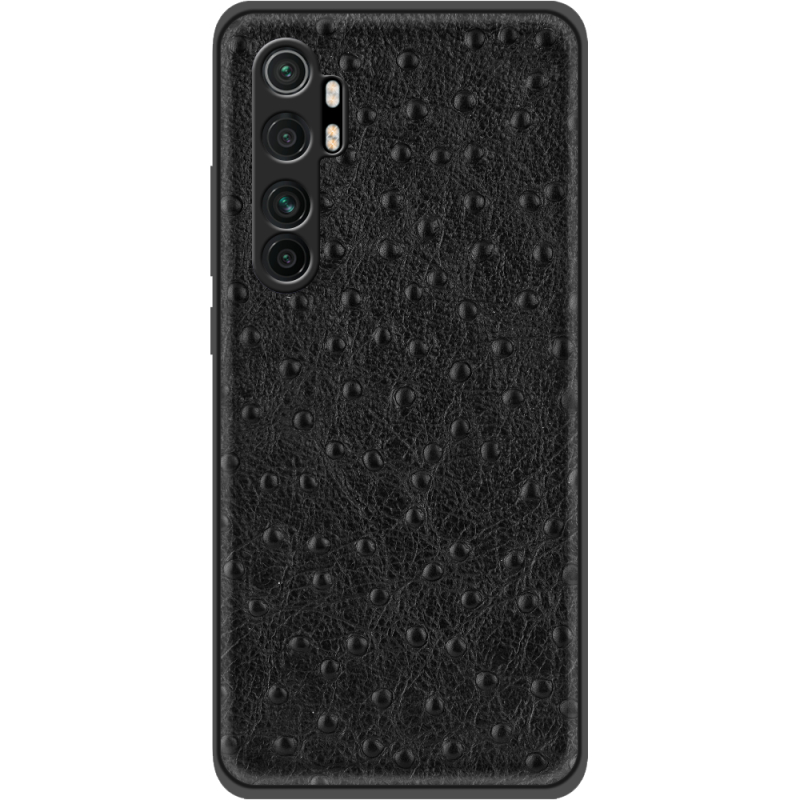 Кожаный чехол Boxface Xiaomi Mi Note 10 Lite Strauss Black