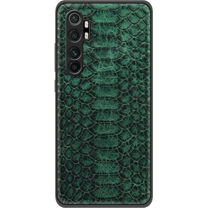 Кожаный чехол Boxface Xiaomi Mi Note 10 Lite Reptile Emerald