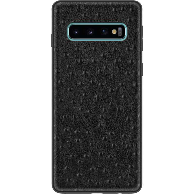 Кожаный чехол Boxface Samsung Galaxy S10 (G973) Strauss Black