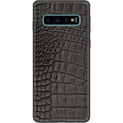 Кожаный чехол Boxface Samsung Galaxy S10 (G973) Crocodile Black