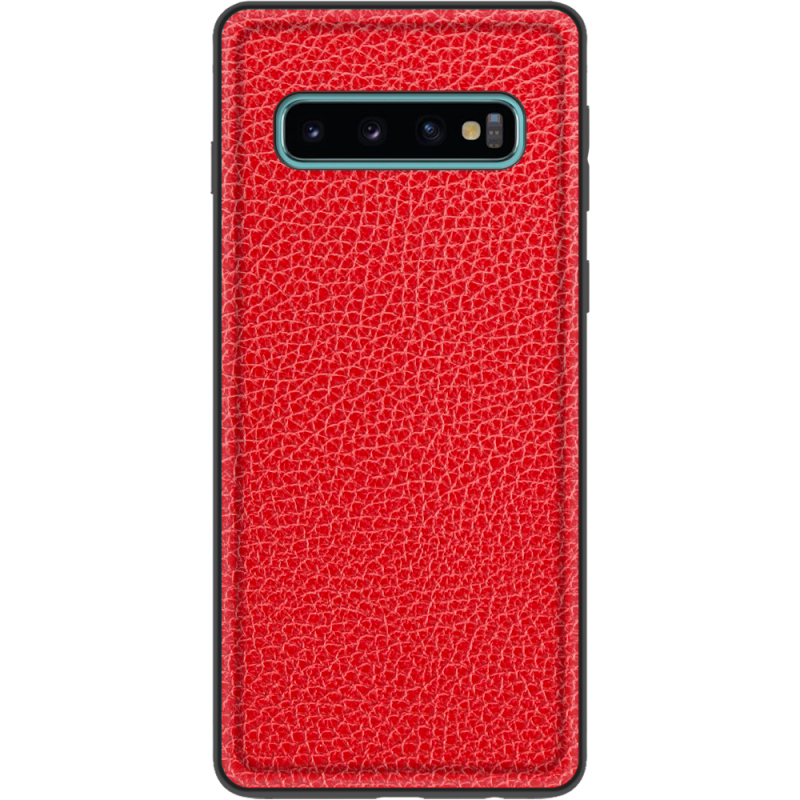 Кожаный чехол Boxface Samsung Galaxy S10 (G973) Flotar Red