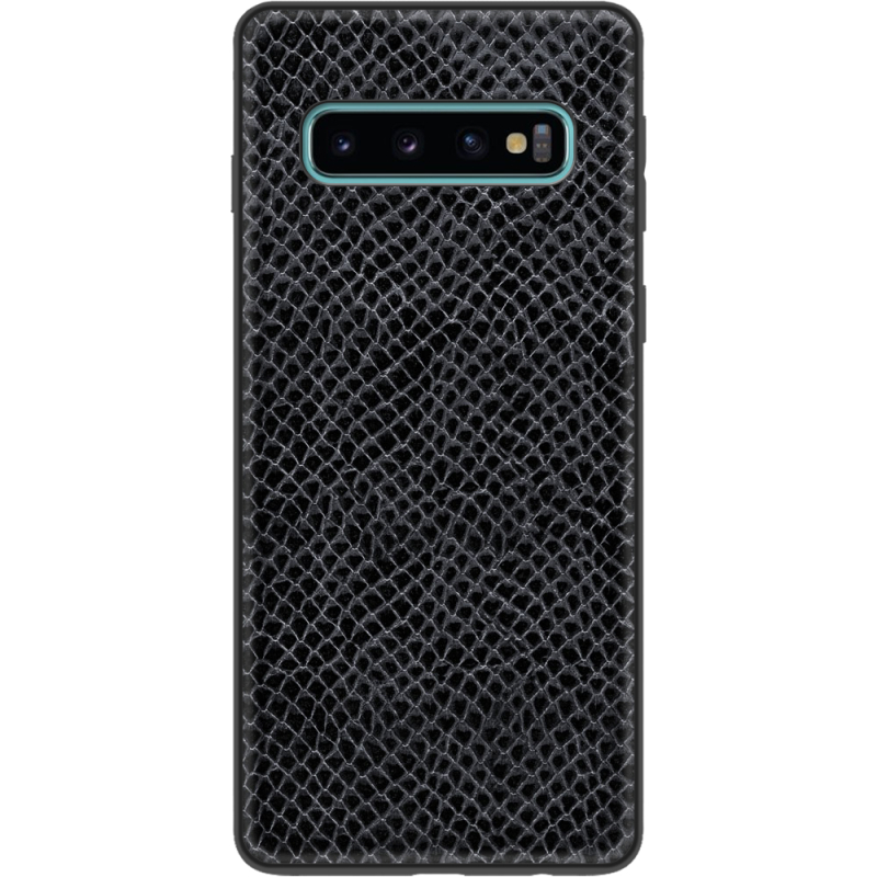 Кожаный чехол Boxface Samsung Galaxy S10 (G973) Snake Graphite