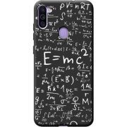 Черный чехол BoxFace Samsung Galaxy M11 (M115) E=mc2