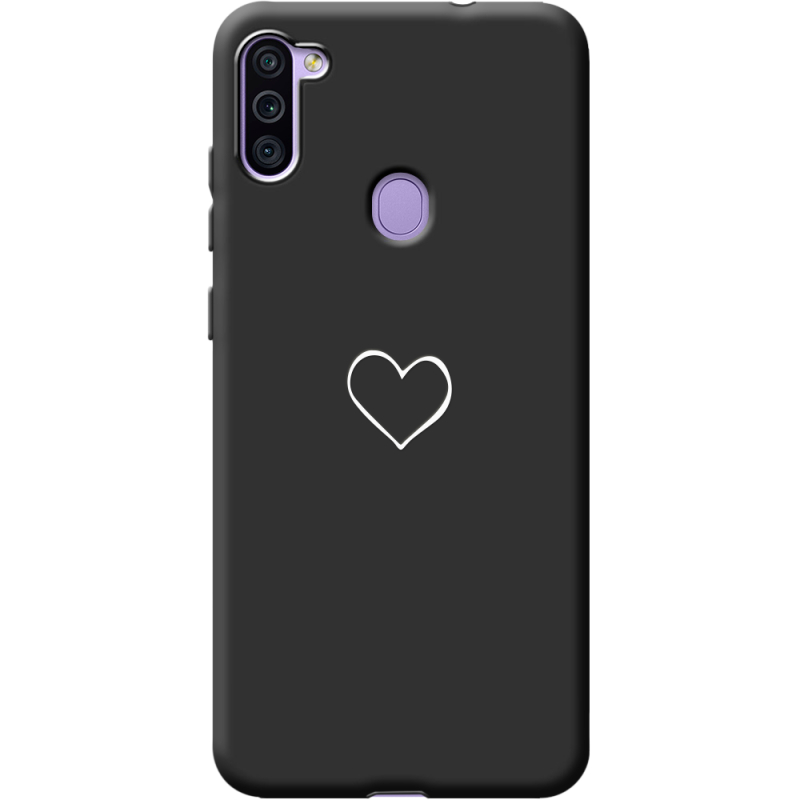 Черный чехол BoxFace Samsung Galaxy M11 (M115) My Heart