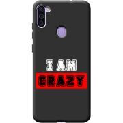 Черный чехол BoxFace Samsung Galaxy M11 (M115) I'm Crazy