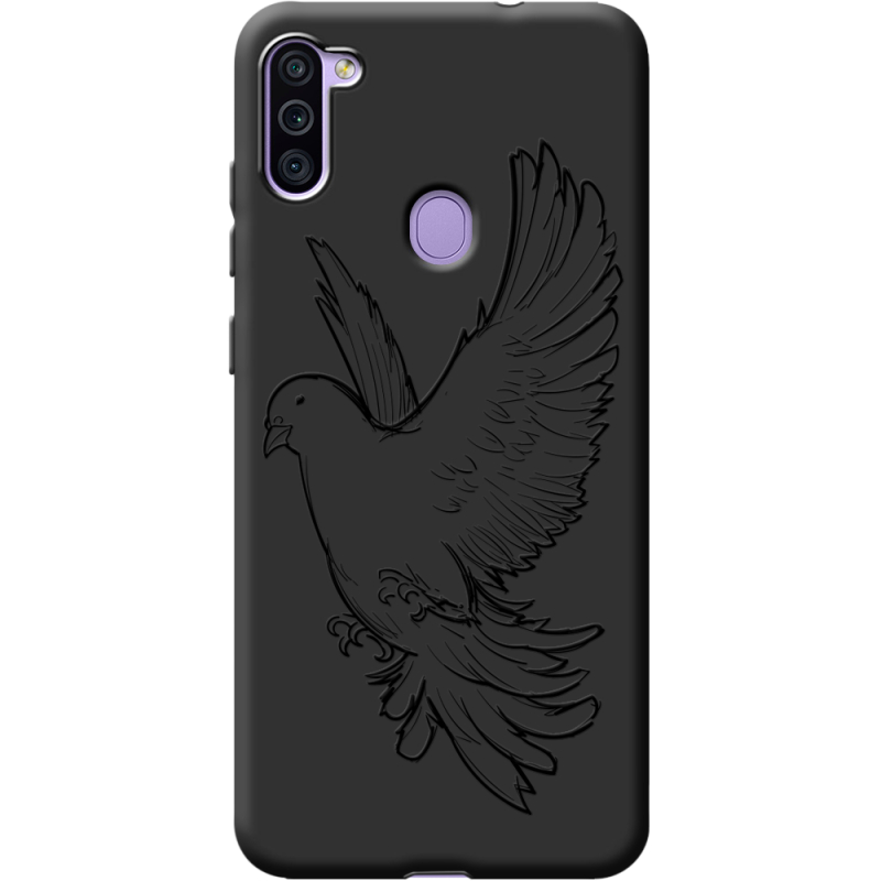 Черный чехол BoxFace Samsung Galaxy M11 (M115) Dove