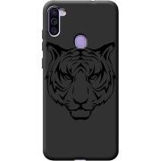 Черный чехол BoxFace Samsung Galaxy M11 (M115) Tiger