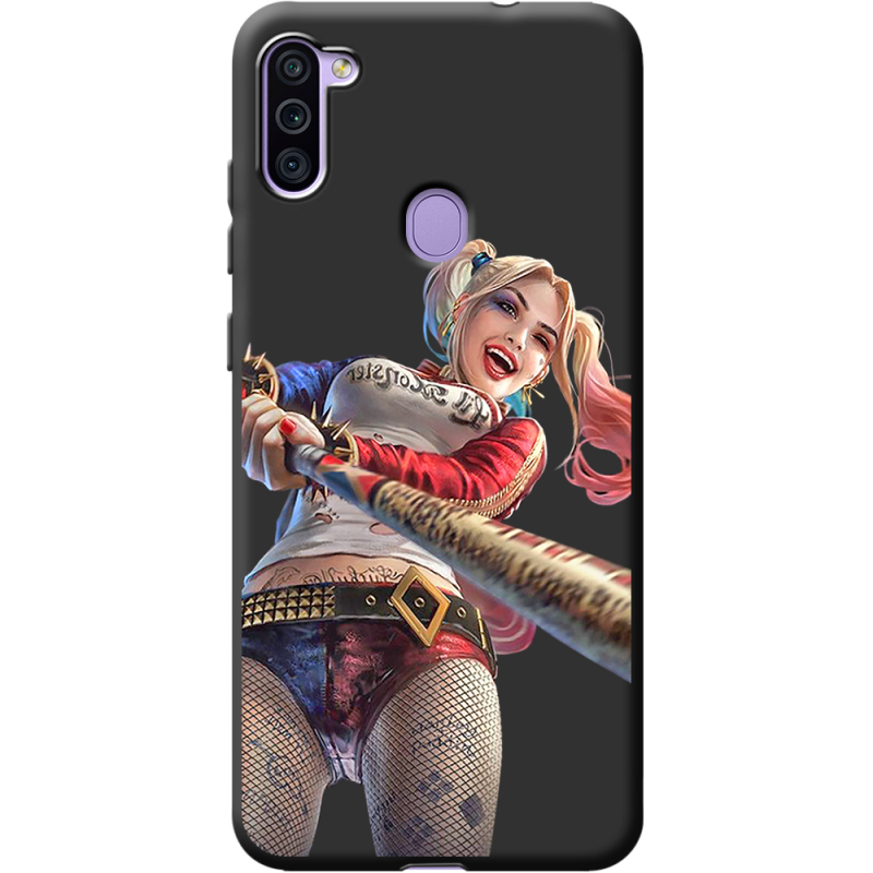 Черный чехол BoxFace Samsung Galaxy A11 (A115) Happy Harley Quinn