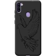 Черный чехол BoxFace Samsung Galaxy A11 (A115) Dove