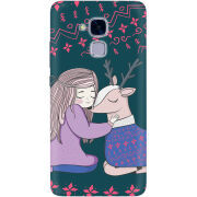 Чехол Uprint Huawei GT3 Girl and deer