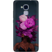 Чехол Uprint Huawei GT3 Exquisite Purple Flowers