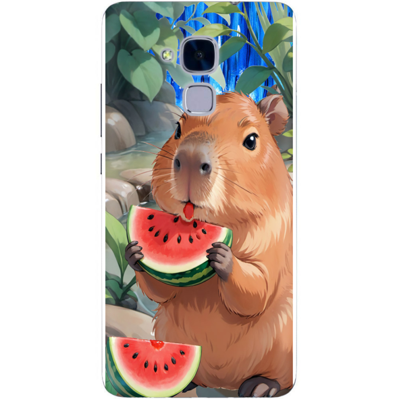 Чехол Uprint Huawei GT3 Капібара з кавуном