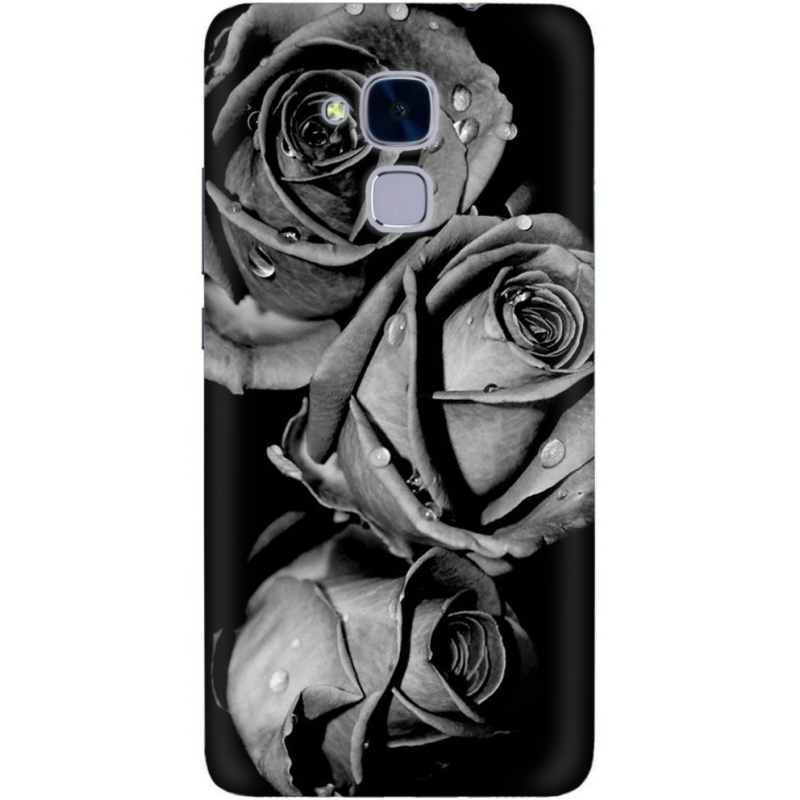 Чехол Uprint Huawei GT3 Black and White Roses