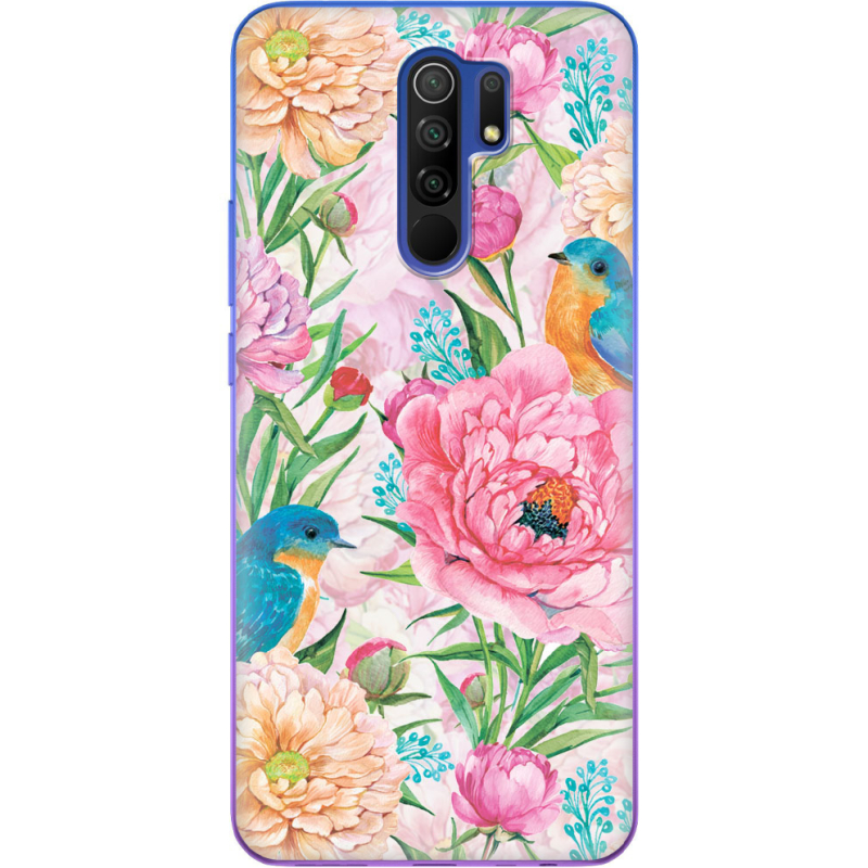 Чехол BoxFace Xiaomi Redmi 9 Birds in Flowers