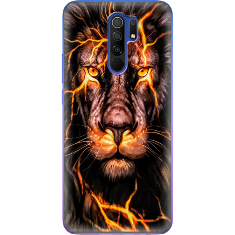 Чехол BoxFace Xiaomi Redmi 9 Fire Lion