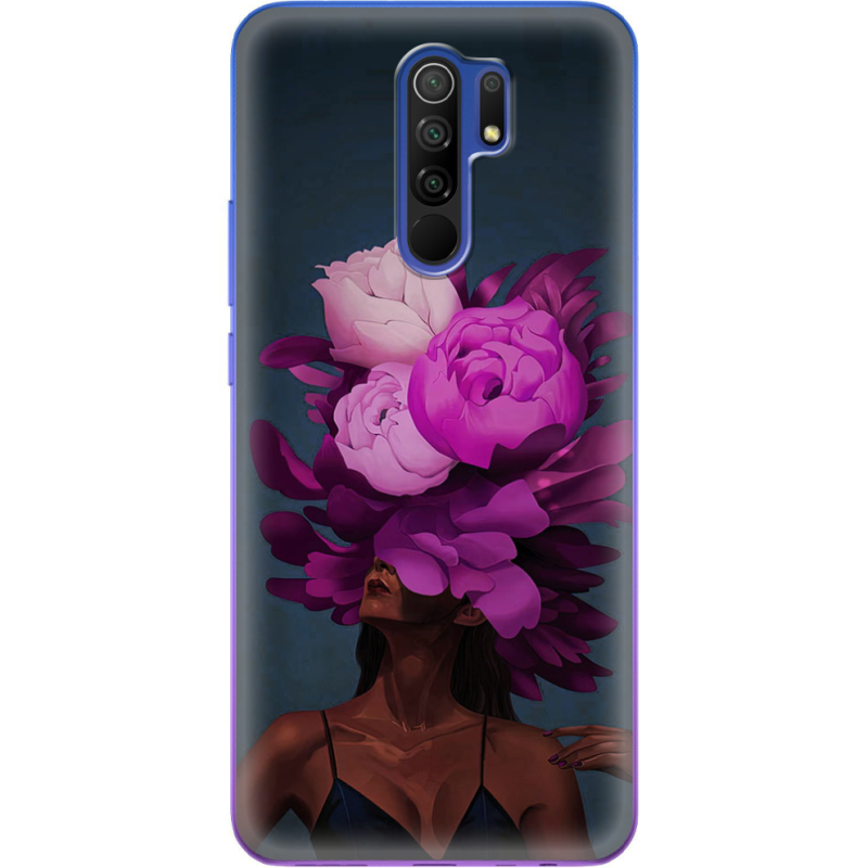 Чехол BoxFace Xiaomi Redmi 9 Exquisite Purple Flowers