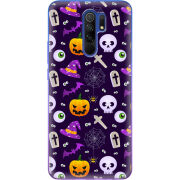 Чехол BoxFace Xiaomi Redmi 9 Halloween Purple Mood