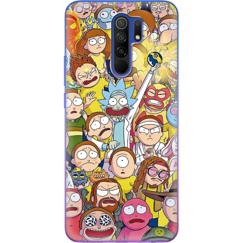 Чехол BoxFace Xiaomi Redmi 9 Rick and Morty