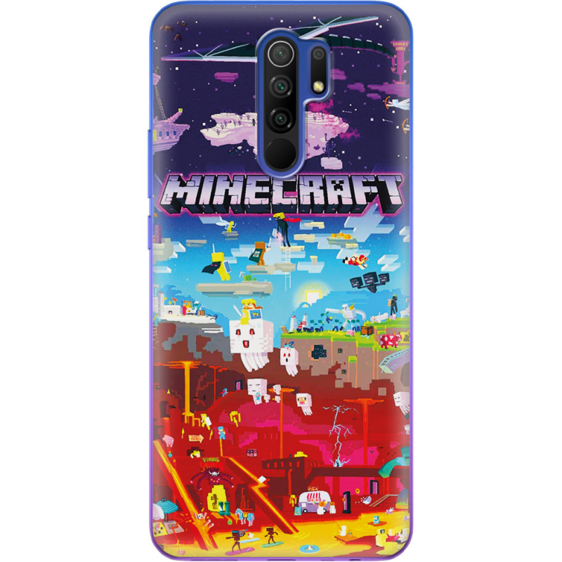 Чехол BoxFace Xiaomi Redmi 9 Minecraft World Beyond